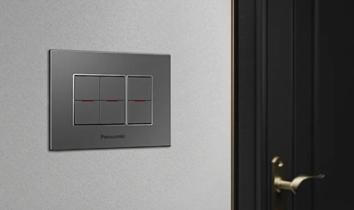 Flat Stylish Switches from Panasonic